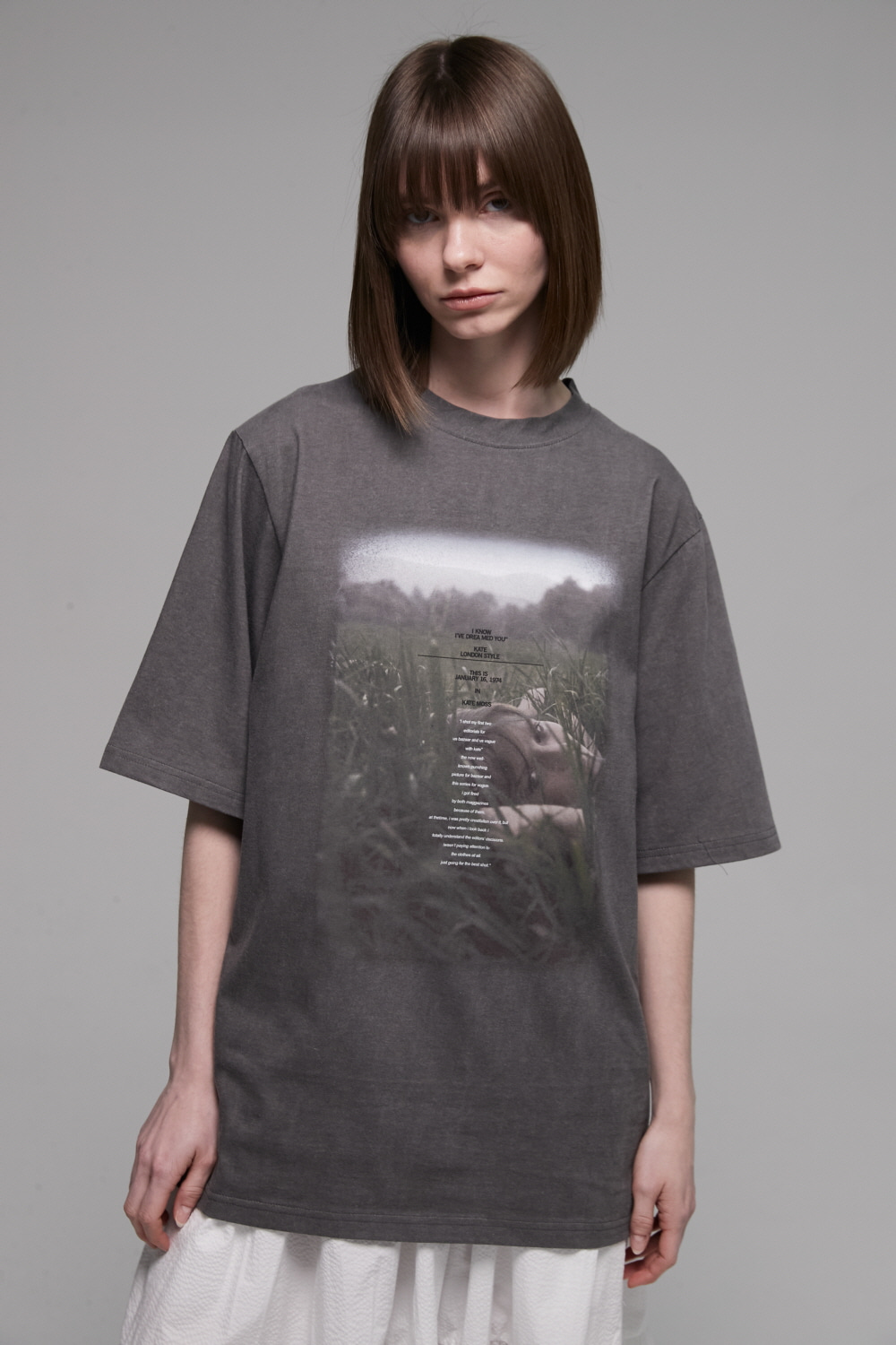 Tshirts Digital Print Muse Dream Gray