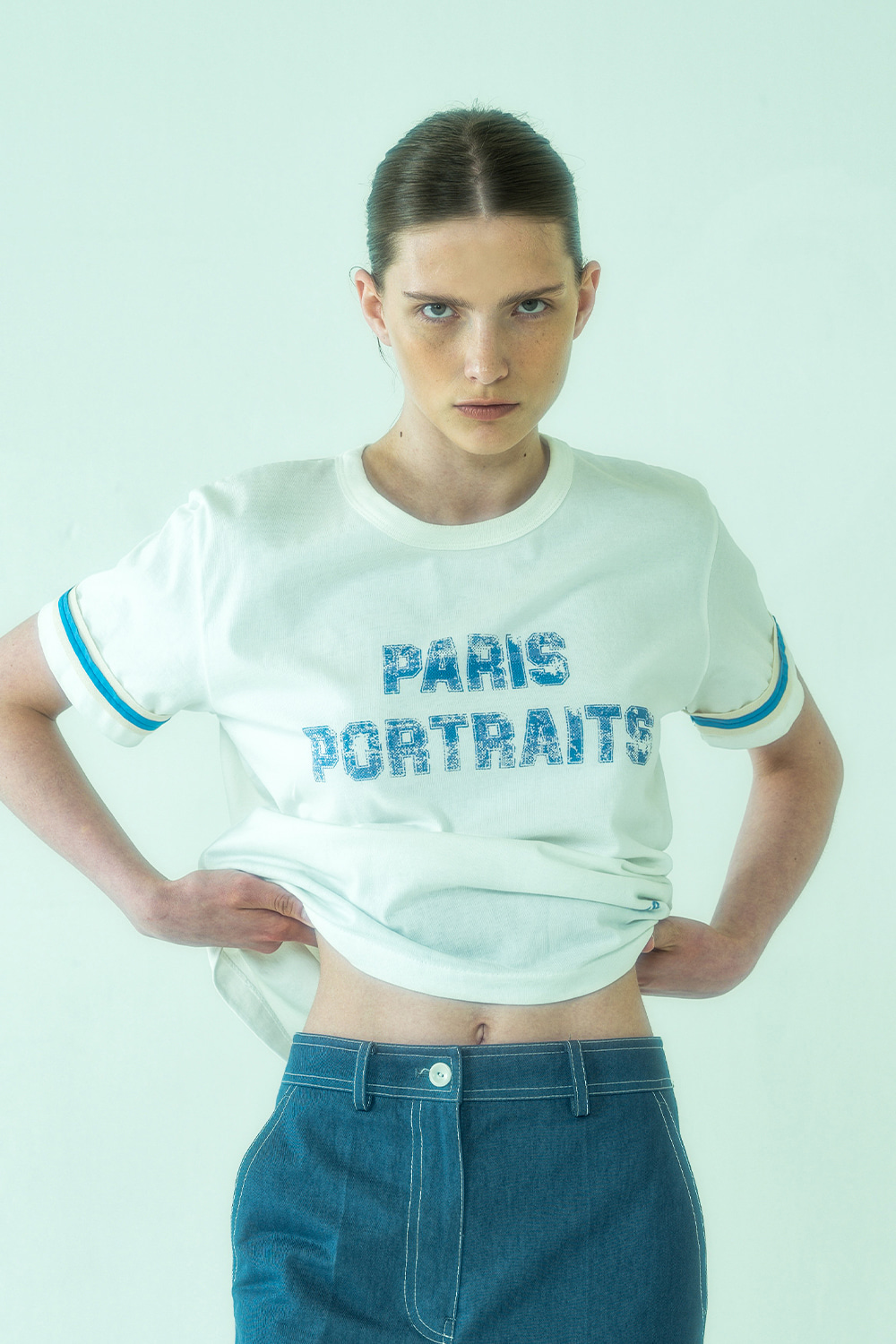 SOLD OUT ***  Tshirts Paris Ivory