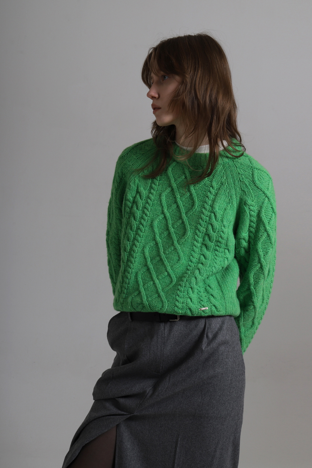 SOLD OUT *** Pull Over Cable Green