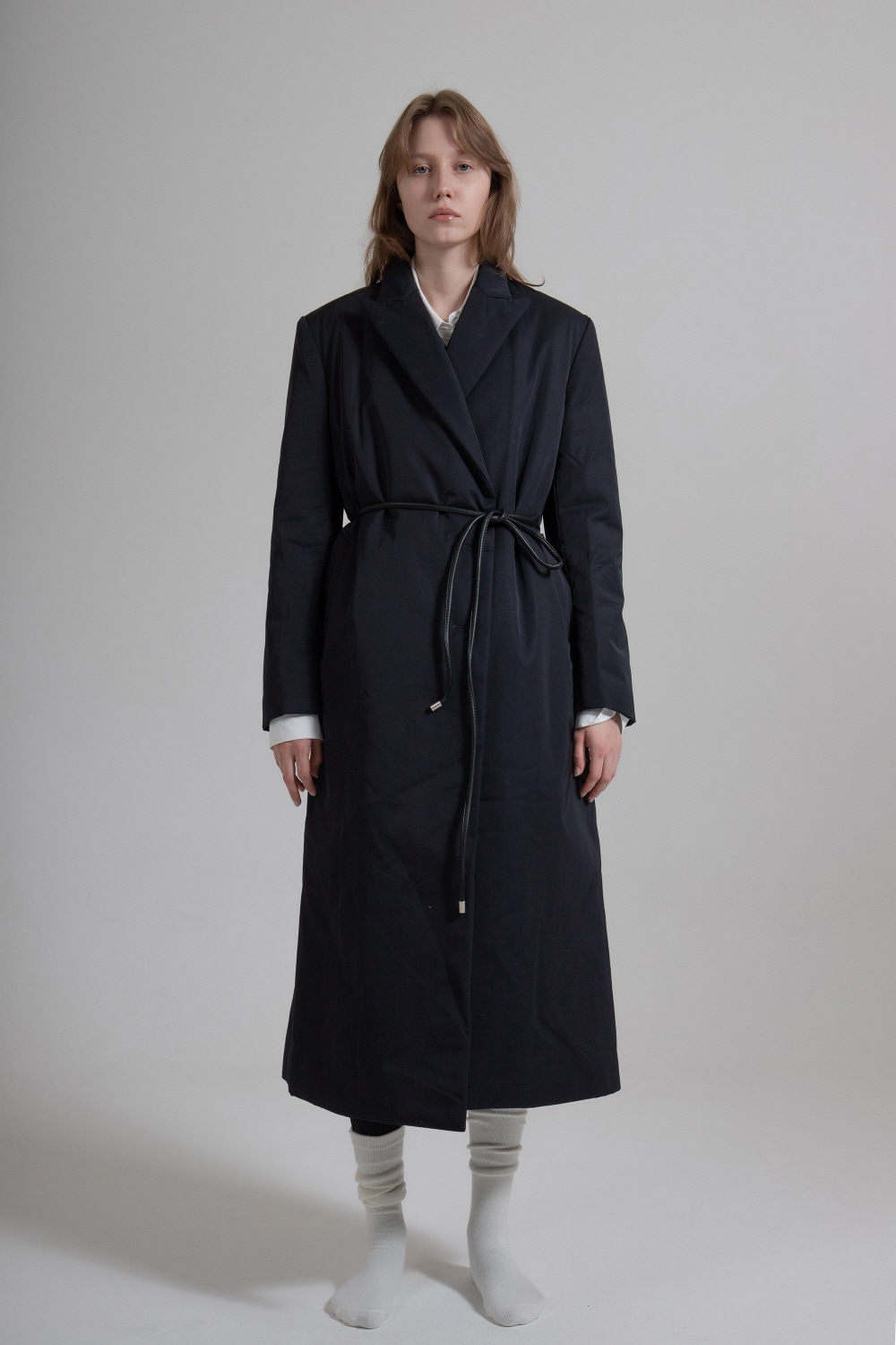 SOLD OUT *** Coat Padding Peaked Navy